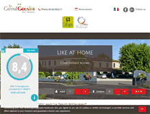 Tablet Screenshot of legrandgousier-hotel.com